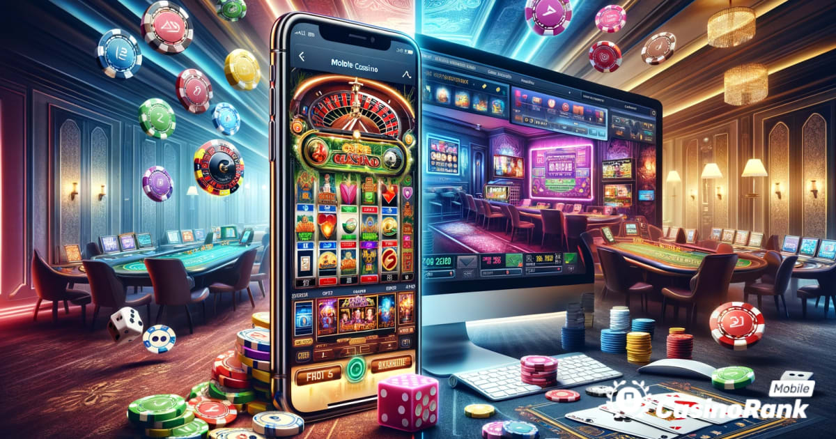 Casinos móviles versus casinos en línea: una comparación detallada